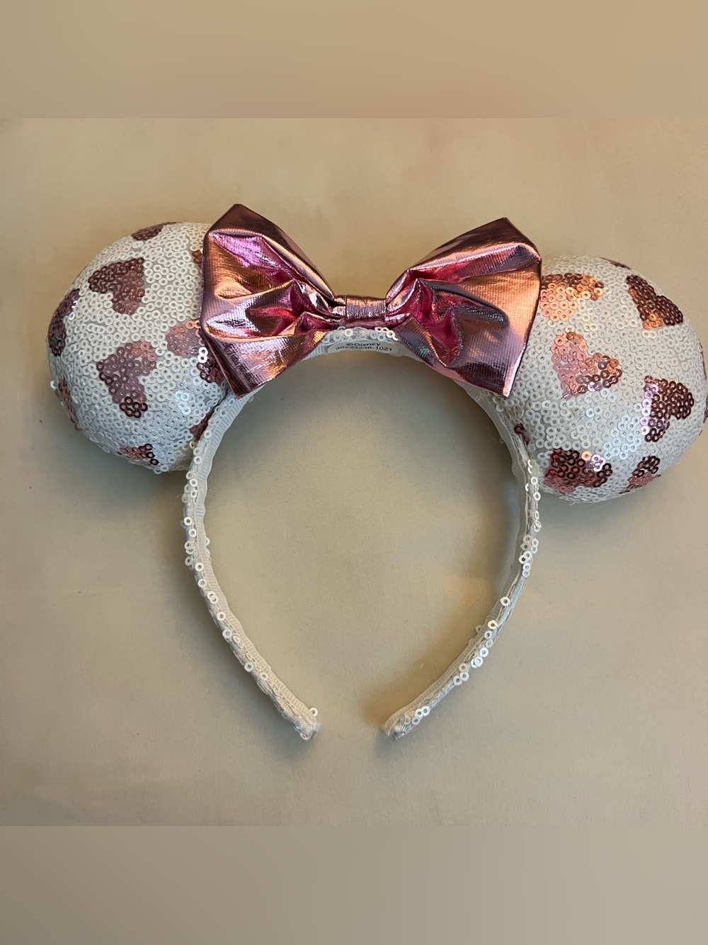 Pink Heart Mouse Ears